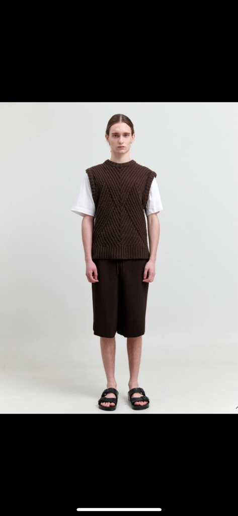 애프터프레이 니트조끼 프리사이즈--6