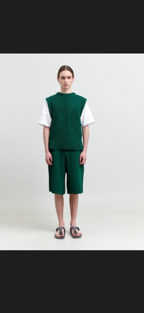 애프터프레이 니트조끼 프리사이즈--7