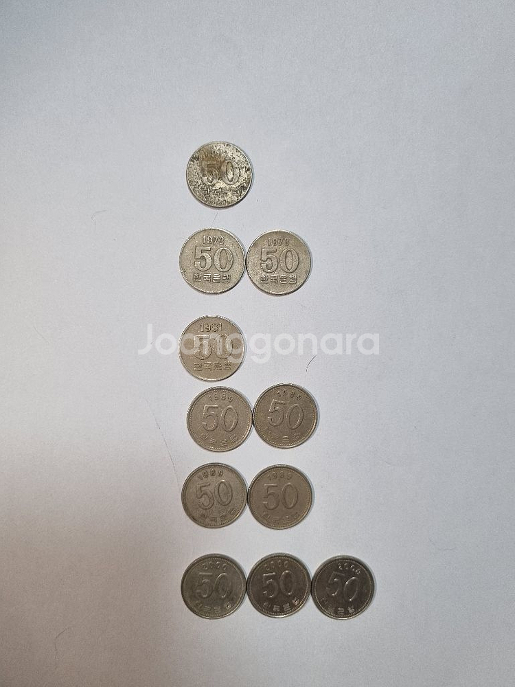 희귀동전 10원,50원,100원,500원--2