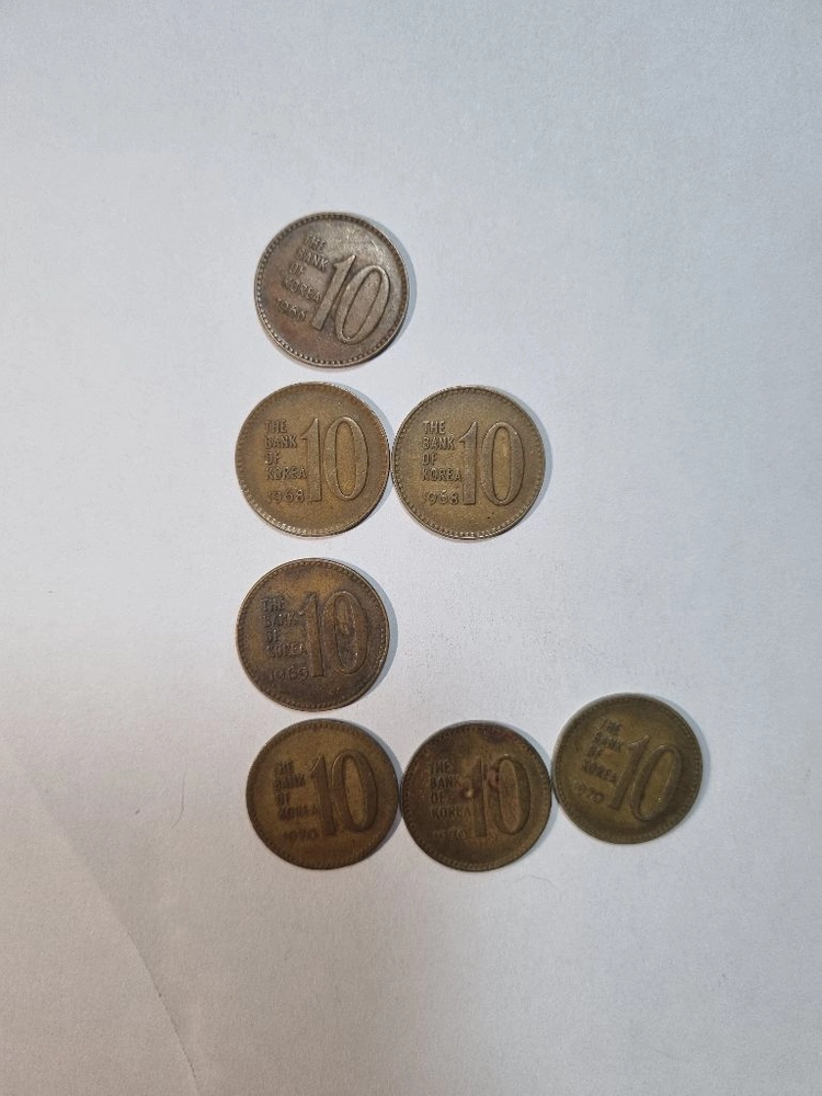 희귀동전 10원,50원,100원,500원 이미지