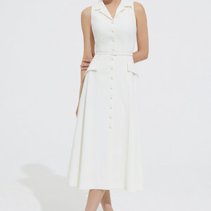 아보아보 오픈 카라 셔츠드레스 휴양지 화이트원피스 셀프웨딩스냅