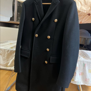 시스템옴므 블랙캐시미어코트 이미지