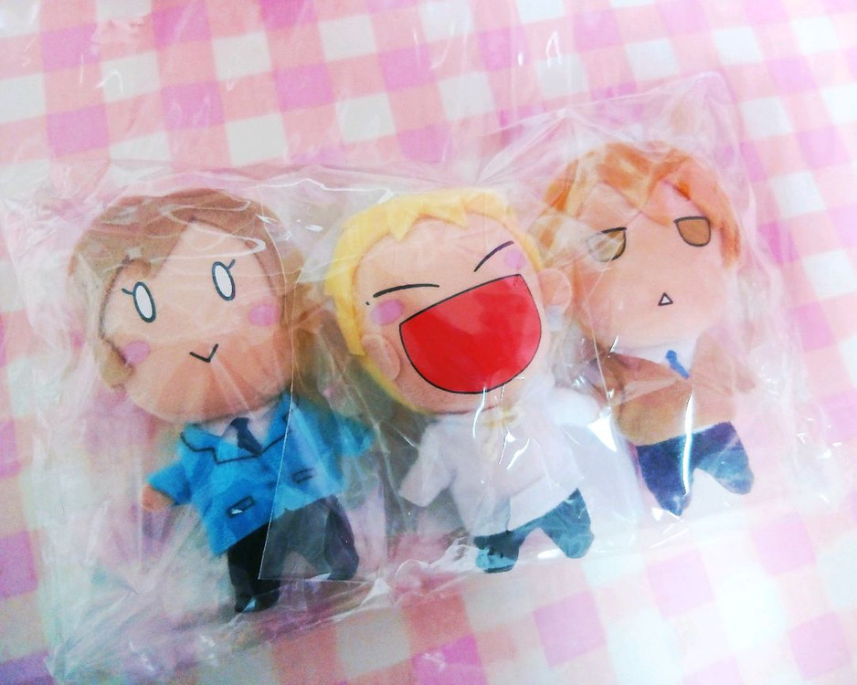 너와나 슌 치즈루 유키 누이구루미 마스코트 인형 키링--1