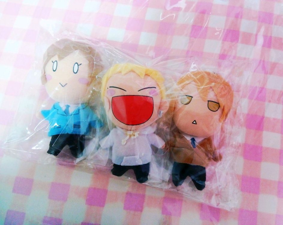 너와나 슌 치즈루 유키 누이구루미 마스코트 인형 키링--2