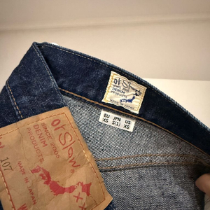 오어슬로우 orslow 107 원워시 1사이즈