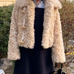 런던플랏(LONDONFLAT) 더플 퍼자켓 프리사이즈 새상품