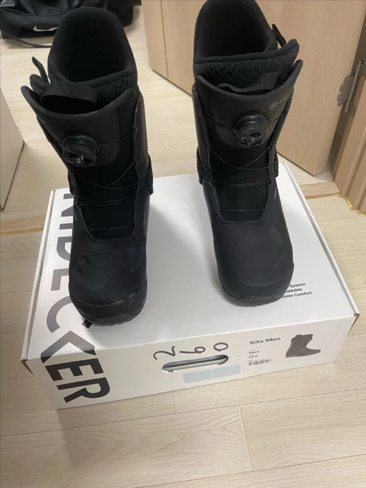 2526 니데커 스노우보드 부츠 키타 - 블랙(260mm)(N.23.BTM.KTA.BK) - 안심되는 중고거래