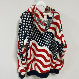 슈프림 14FW 3M 리플렉티브 성조기 써멀 후드집업 이미지