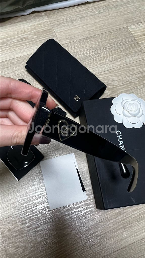 [샤넬] 하트 CC 샤넬 로고 안경--5