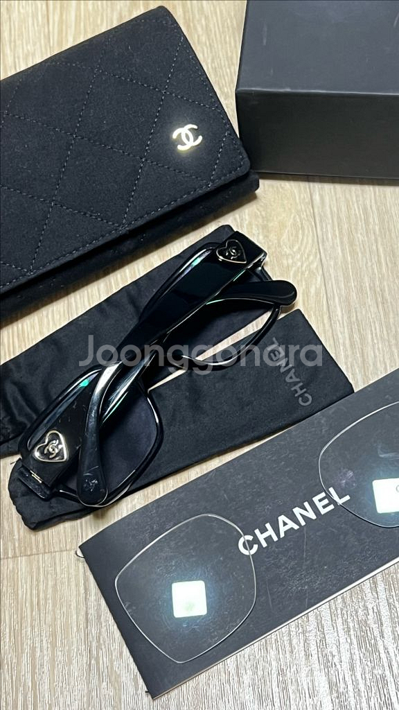 [샤넬] 하트 CC 샤넬 로고 안경--7