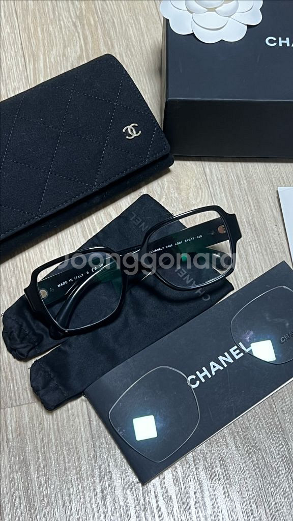 [샤넬] 하트 CC 샤넬 로고 안경--8