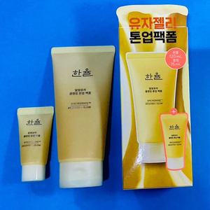 [새제품]한율신상/달빛유자젤리/비타 글루타/톤업팩투폼120+15ml