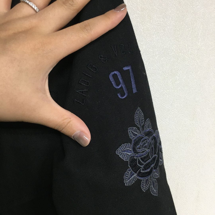 쟈딕앤볼테르 정품 블랙 야상 자켓 xs--3