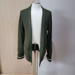 에잇세컨즈 남자 니트가디건 XL 카키