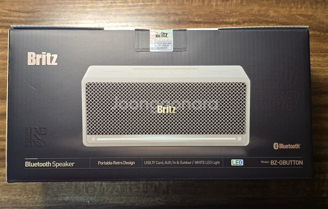 브리츠 블루투스 스피커 미개봉 BZ-GBUTTON--1