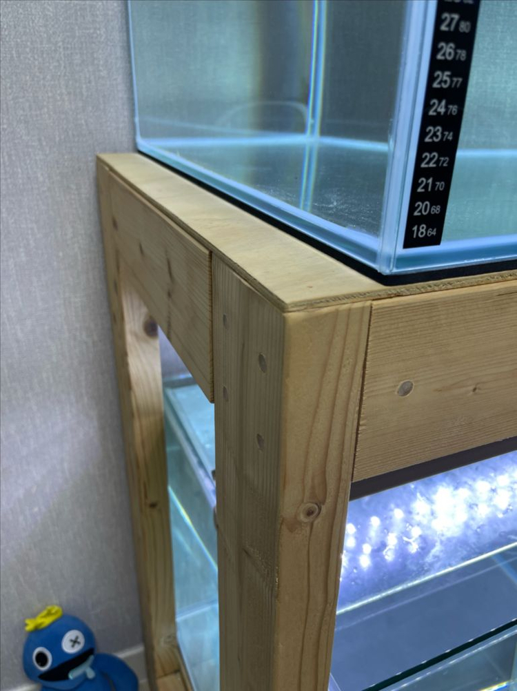 (경기 북부) 프리미엄 켈란 45큐브 수조 6T 원목 축양장 세트 상태 S급 어항 판매 (개별 가능)켈란 어항 세트--8