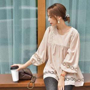 새상품) 레이스 베이비돌 블라우스 55~77 이미지