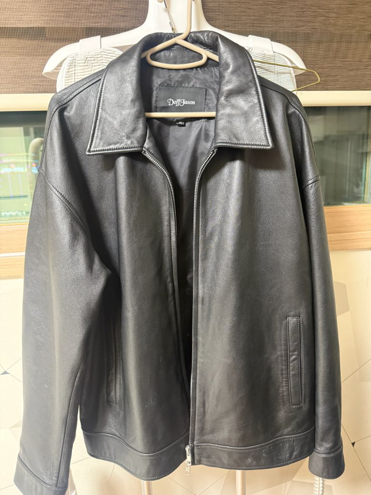 도프제이슨 오버핏 램스킨 싱글 자켓 이미지