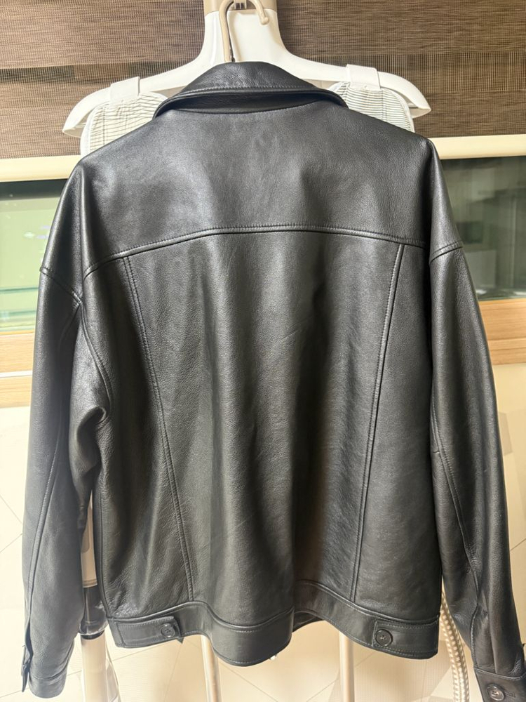 도프제이슨 오버핏 램스킨 싱글 자켓 이미지