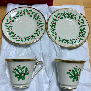 레녹스 홀리데이 커피잔 2인조 세트 (IND)