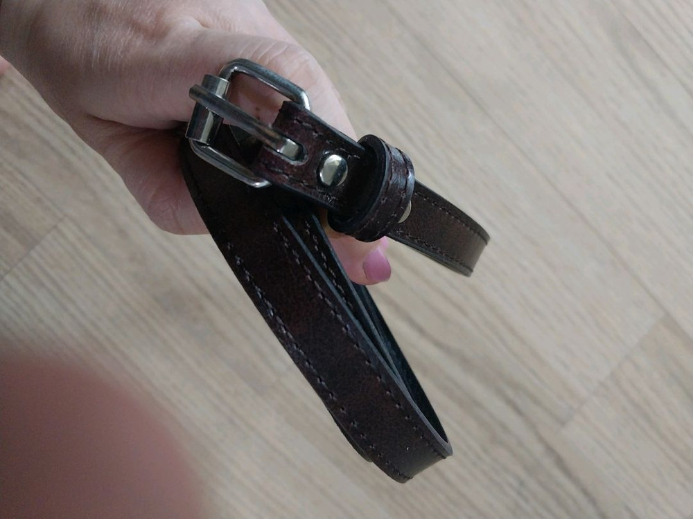 (새상품)두줄 가죽 벨트(여성용) 만오천원착불 이미지