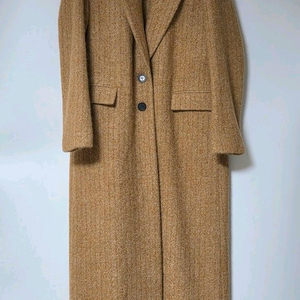 정가 150만원 이상! 이자벨 마랑 ISABEL MARANT 알파카 블렌드 헤링본 롱 코트 (38)