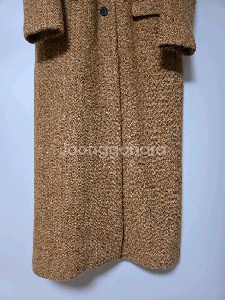 정가 150만원 이상! 이자벨 마랑 ISABEL MARANT 알파카 블렌드 헤링본 롱 코트 (38)--2