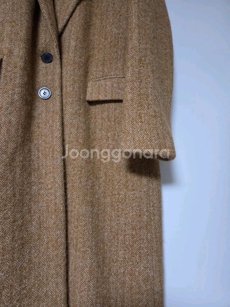 정가 150만원 이상! 이자벨 마랑 ISABEL MARANT 알파카 블렌드 헤링본 롱 코트 (38)--4