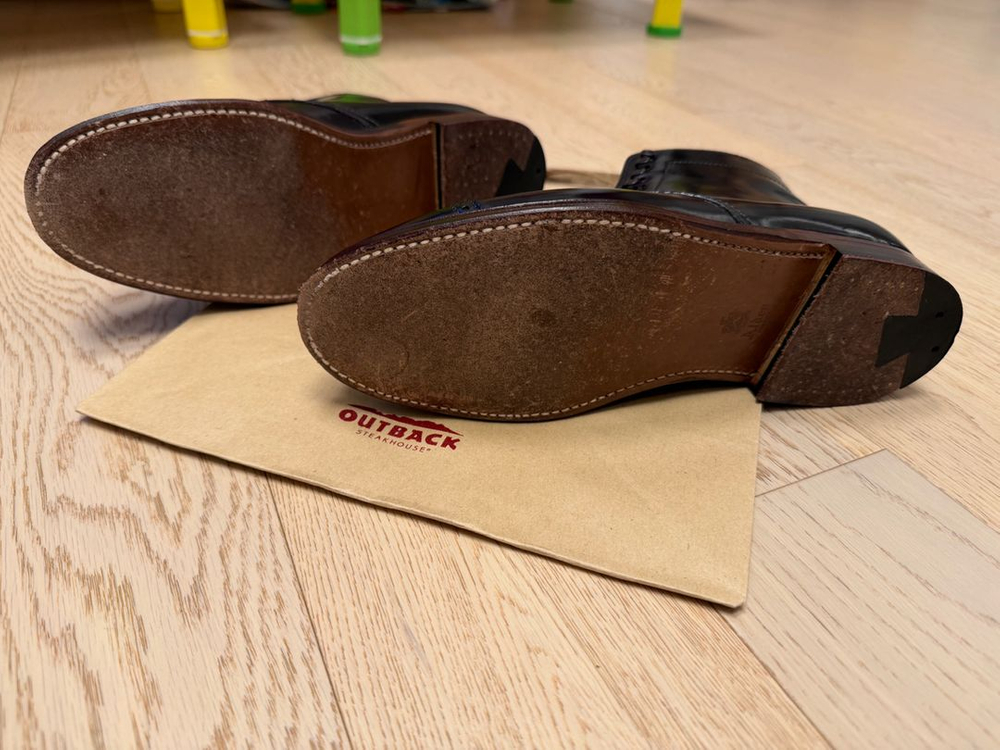 알든 브로그샵 코도반 점퍼 부츠 7d 1회착용--2