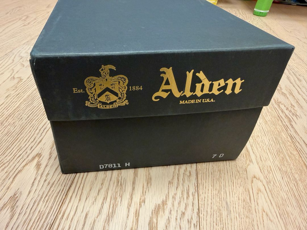 알든 브로그샵 코도반 점퍼 부츠 7d 1회착용--8