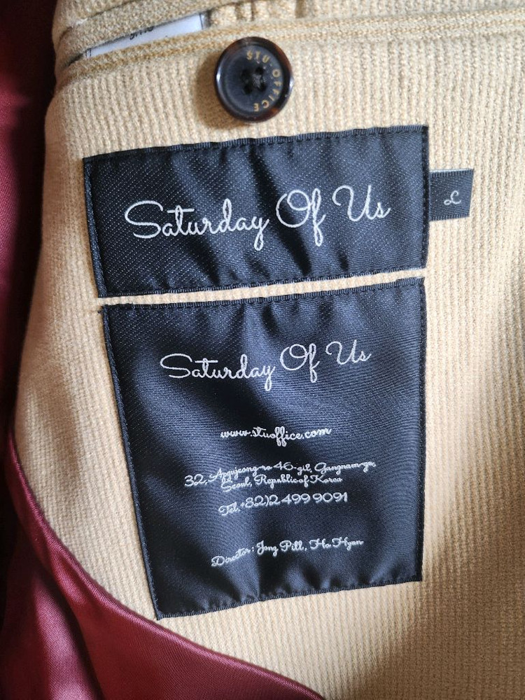 Saturday of us(stu office) 바시티자켓 L사이즈 이미지