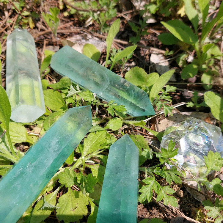 영롱한 플로라이트 원석 크리스탈 촬영소품 1pc--4