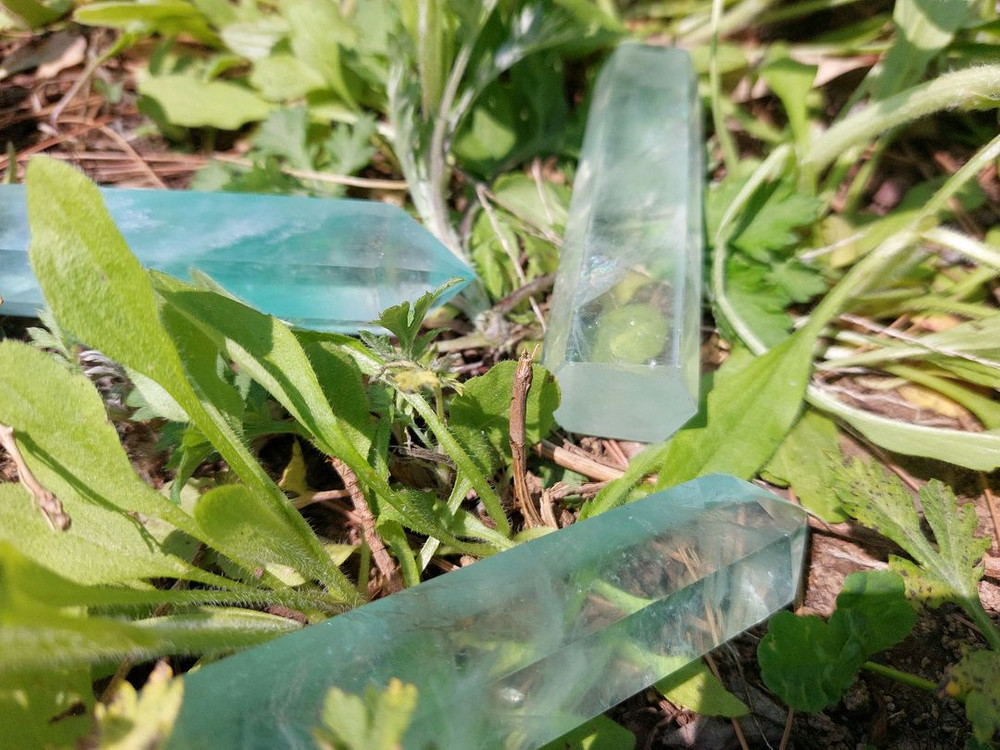 영롱한 플로라이트 원석 크리스탈 촬영소품 1pc--6