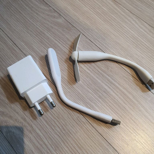 USB연결: 선풍기, LED 램프 세트