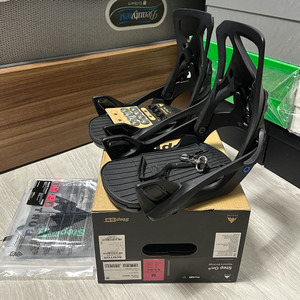 버튼 스텝온 바인딩 블랙 우먼스 M