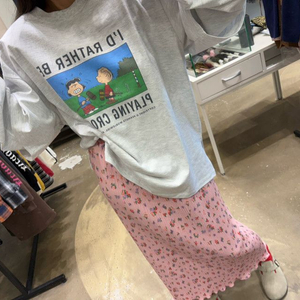 스누피 레이어드 티셔츠