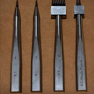 KS 블레이드 사선목타 가죽공예