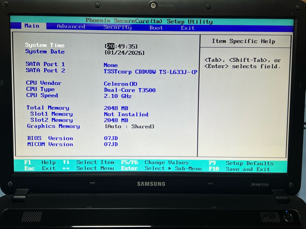 삼성 SENS R530 노트북 판매--7