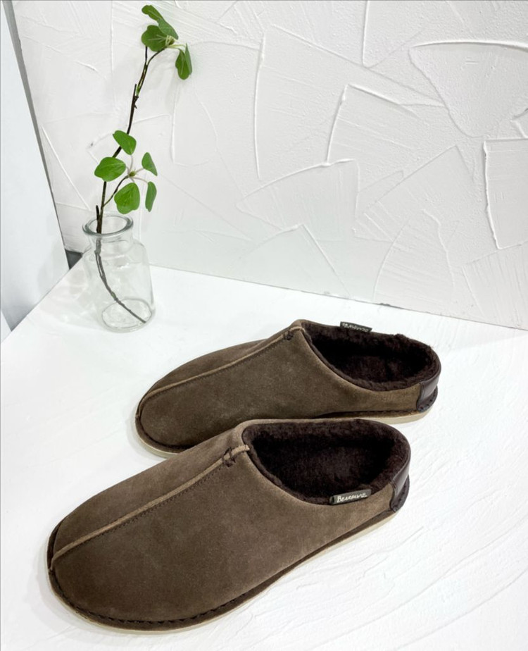 [베어파우] 새상품 품절 인기컬러 남자 양모 털슬리퍼 270--4