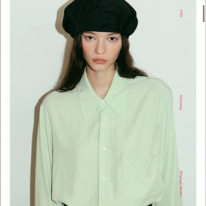 VOEF 보프 RIG RELAXED SHIRT 애플 포마(그린) 새상품