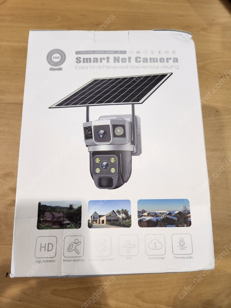 무선 태양광 CCTV 파손 도난방지 카메라 새제품--2