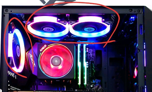 앱코 SUITMASTER 120mm 쿨링팬 3개--2