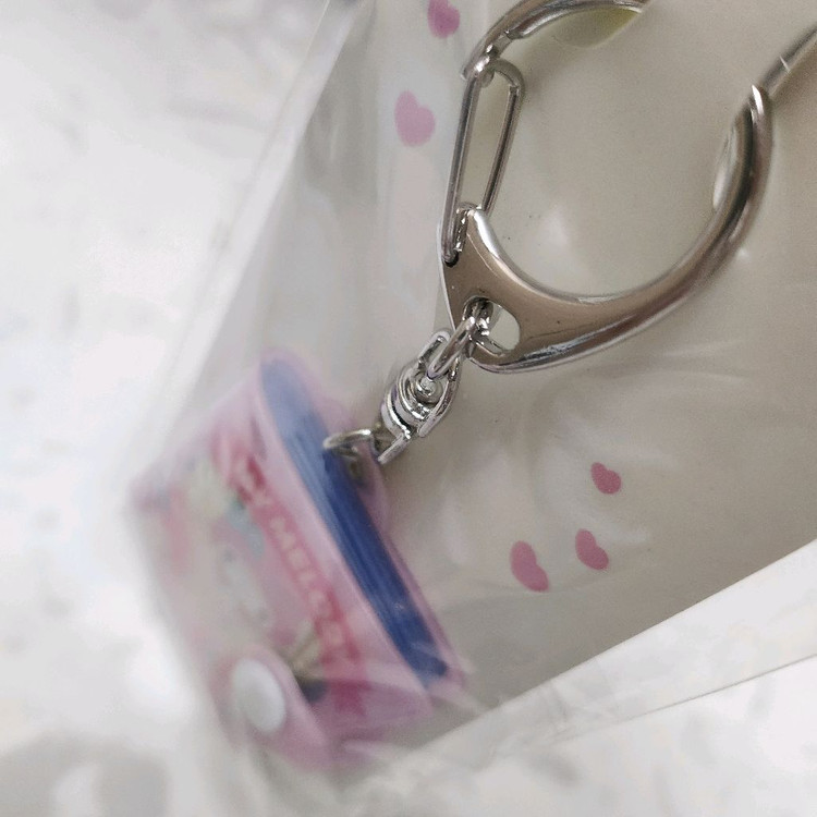 산리오 정품 마이멜로디 키링 클리어 미니 콜렉트북--4