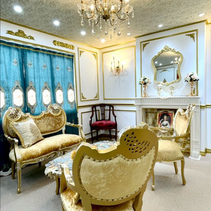 [부산] 새해 복을 부르는 금색 골드 소파+테이블 4인 세트