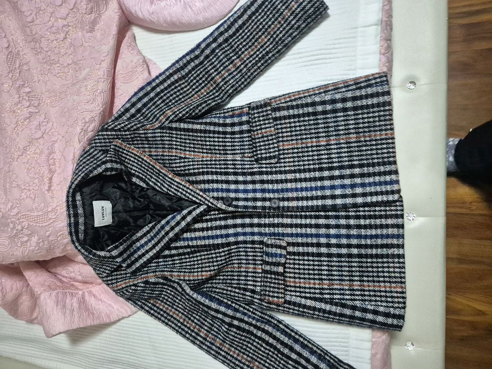 체크 패턴 자켓 66 사이즈 이미지