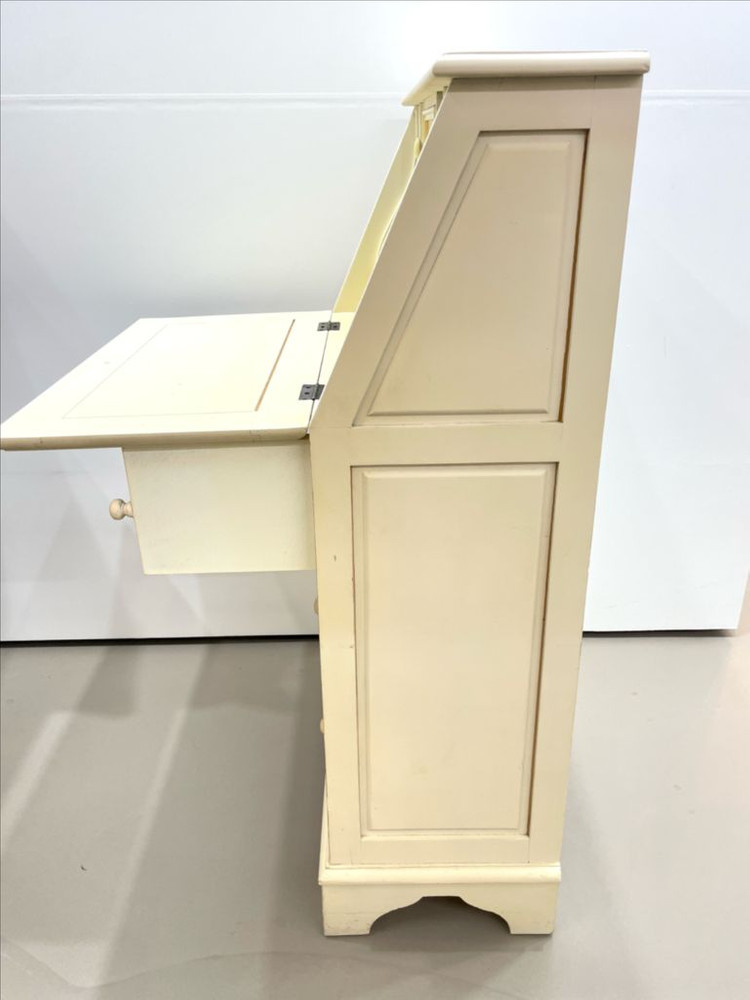 [부산] 예쁜 프렌치데스크(뷰로) 빈티지 크림색 아담한 서랍장--3