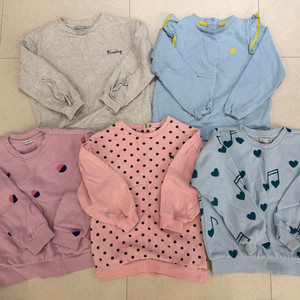 블루독 키즈 120사이즈 맨투맨