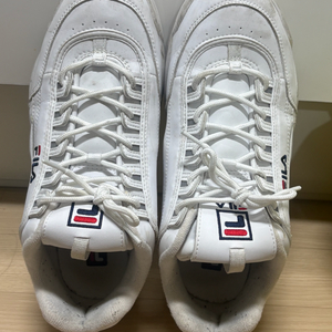 휠라 운동화 흰색 280mm