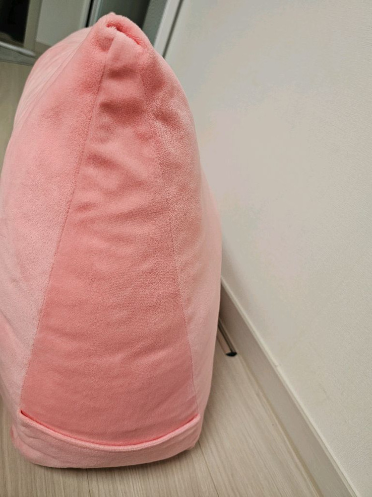 스폰지밥 뚱이 등쿠션 삼각쿠션 뚱이쿠션 침대쿠션--3