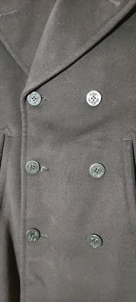 60s 미해군 피코트 usn 100사이즈--3